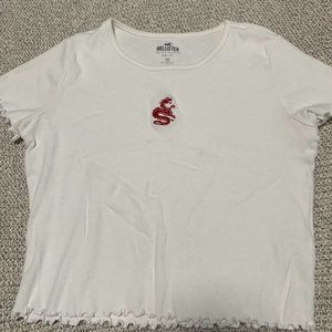 Hollister Size Medium Baby Tee with Dragon